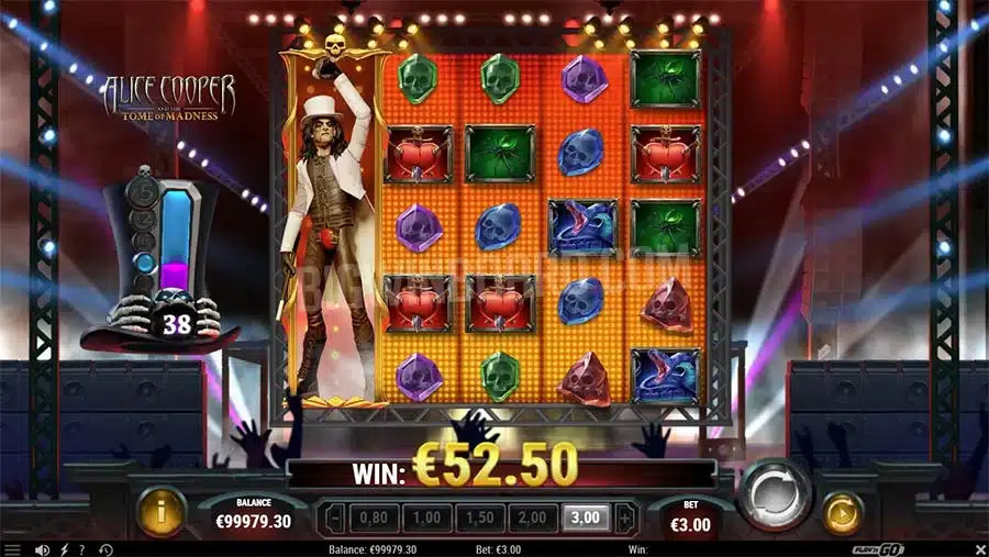 Alice Cooper Online Slot gameplay2