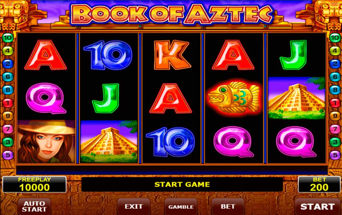 Book of Aztec Online Slot game play