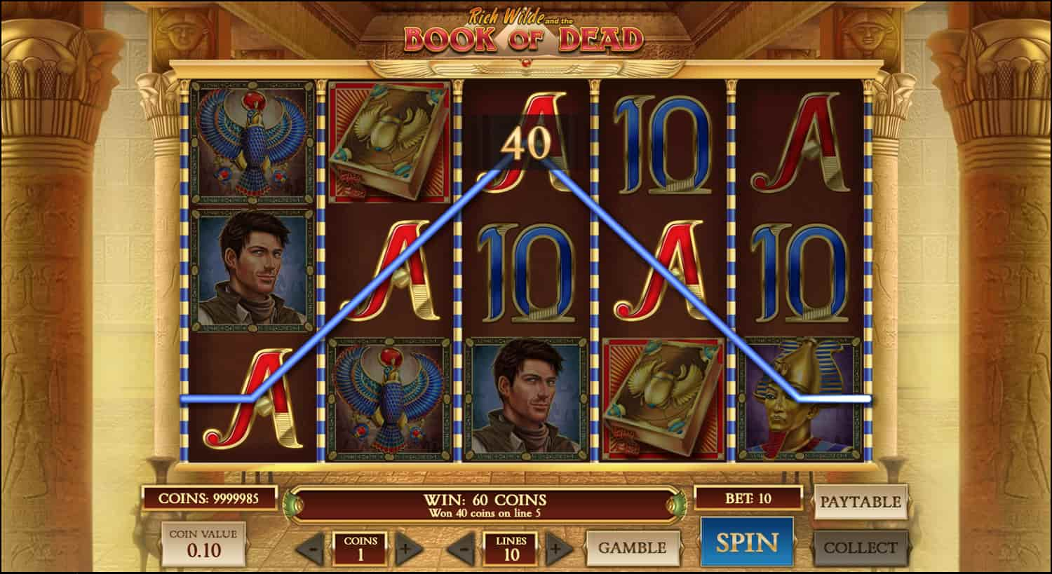 Book of Dead Online Slot game play