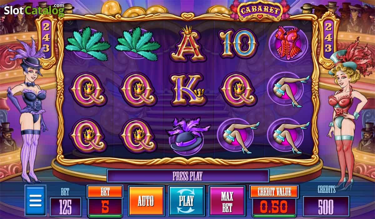 Cabaret Online Slot game play