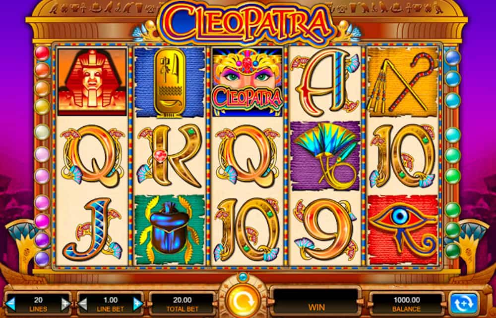 Cleopatra Online Slot Gameplay