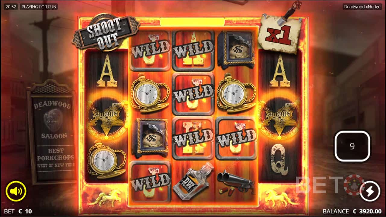 Deadwood Online Slot game play