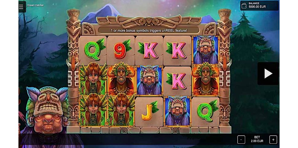 Dream Catcher Online Slot Gameplay