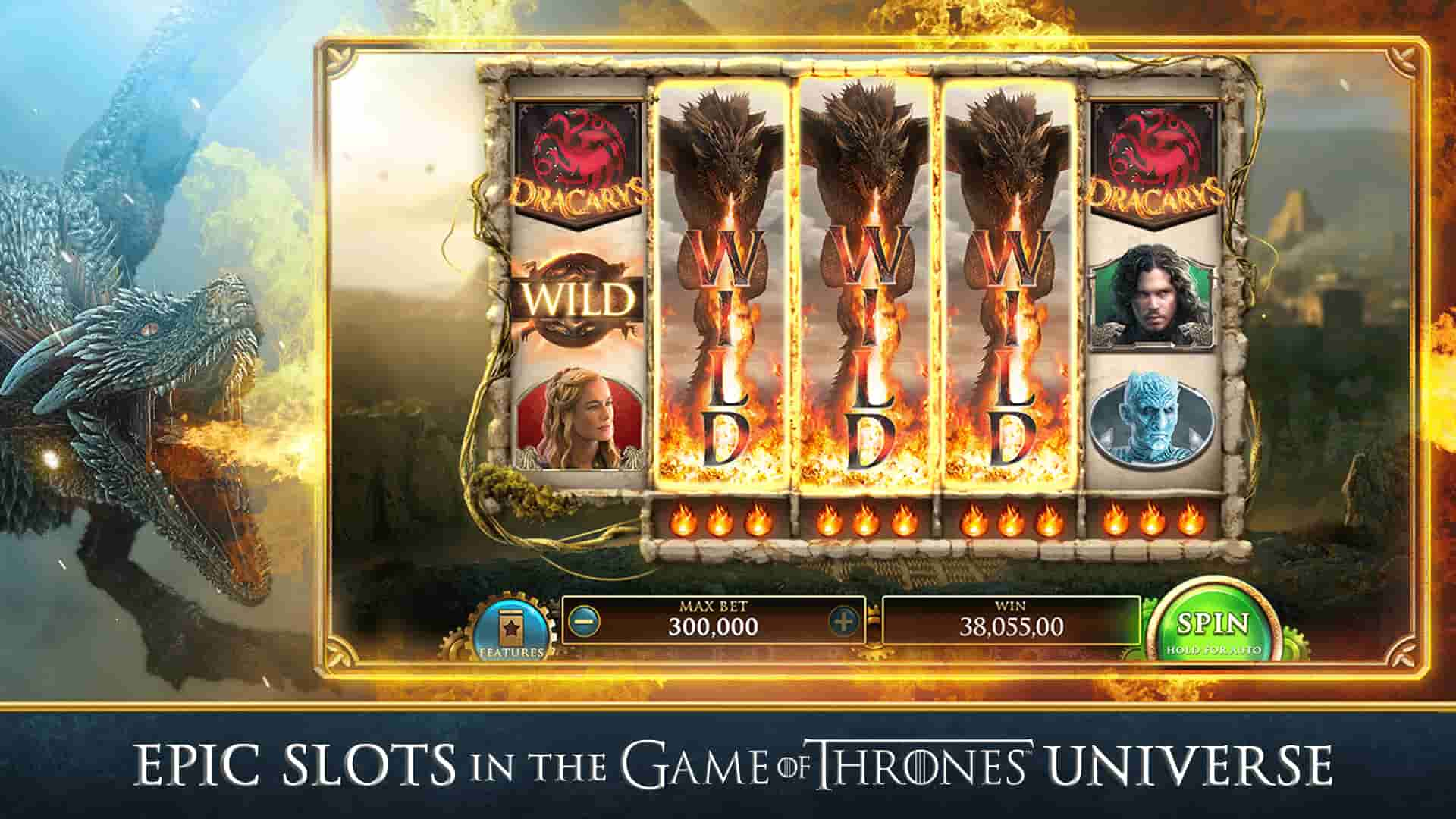 Game of Thrones Online Slot game play