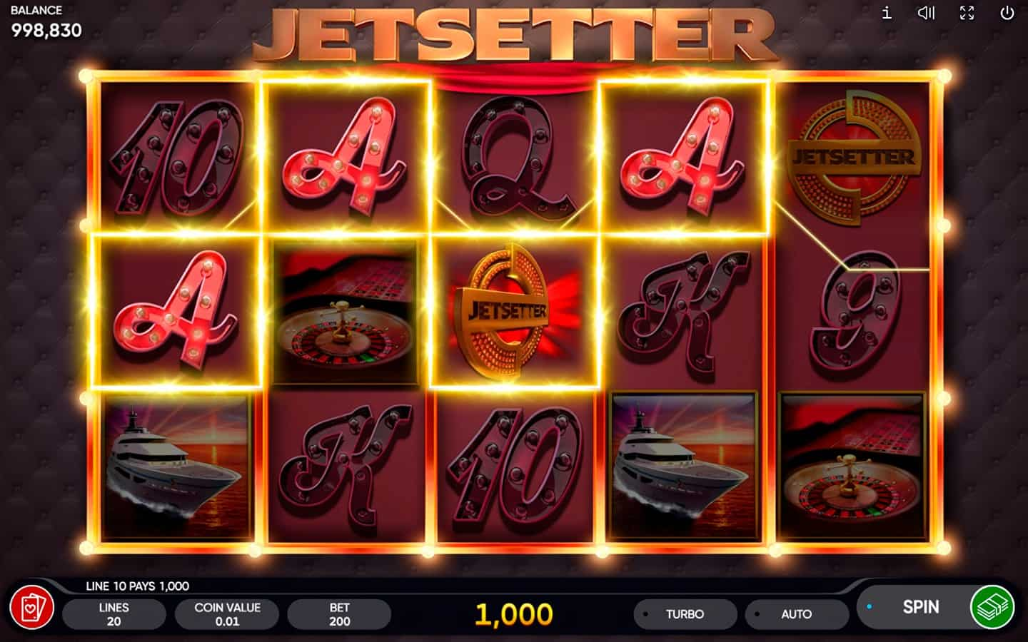 Jetsetter Online Slot Machine Gameplay