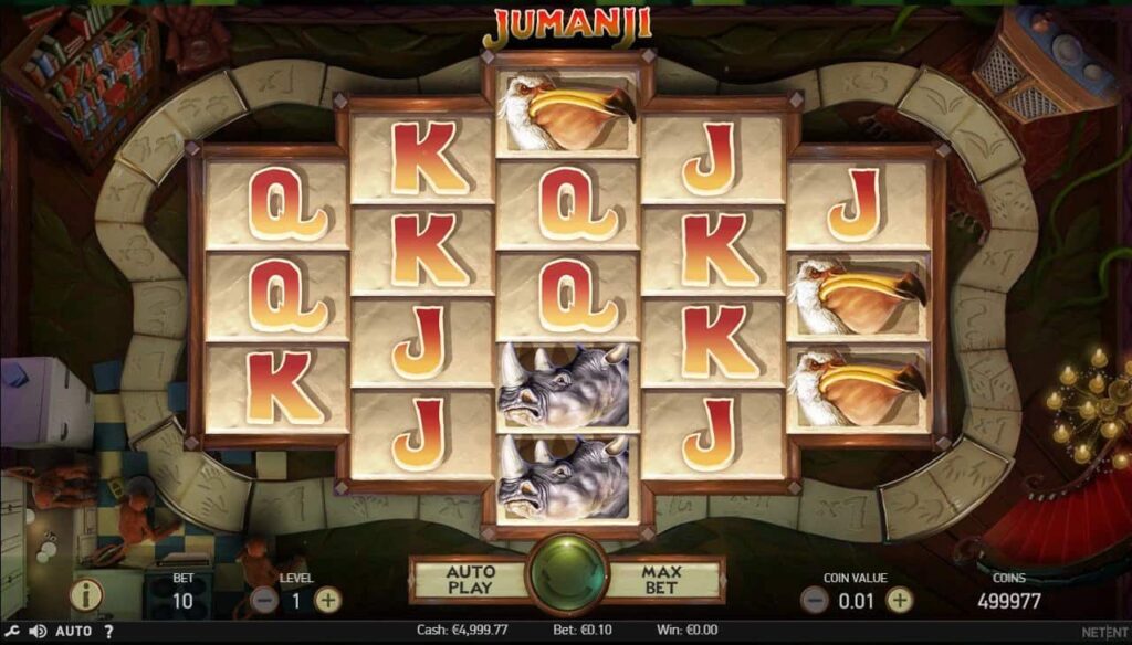 Jumanji Online Slot game play