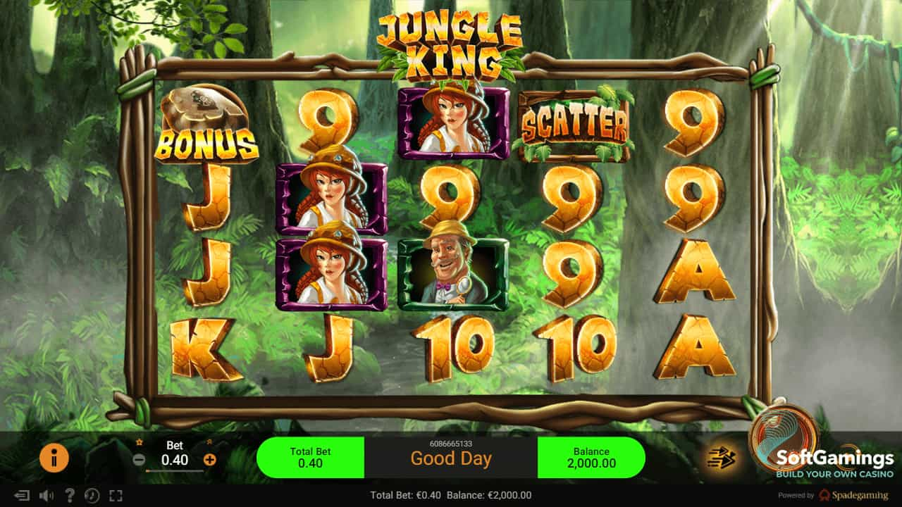 Jungle King Online Slot game play