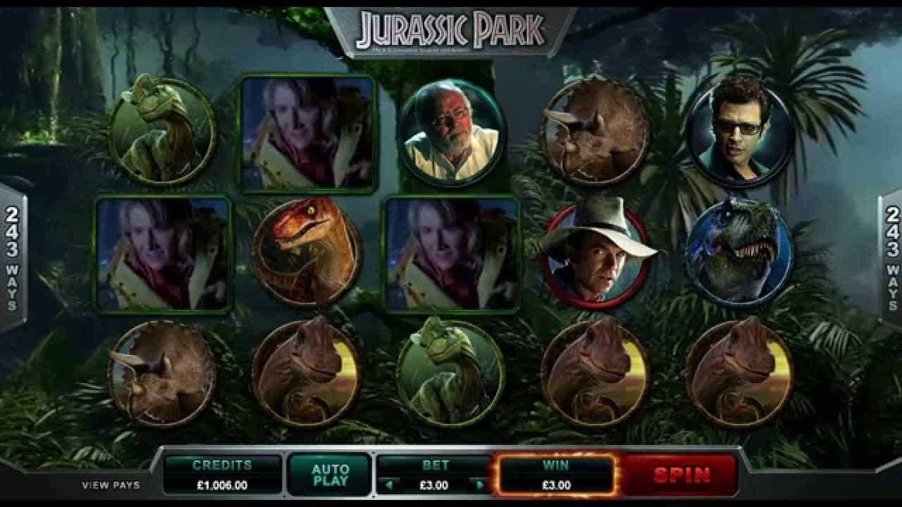 Jurassic Park Online Slot game play