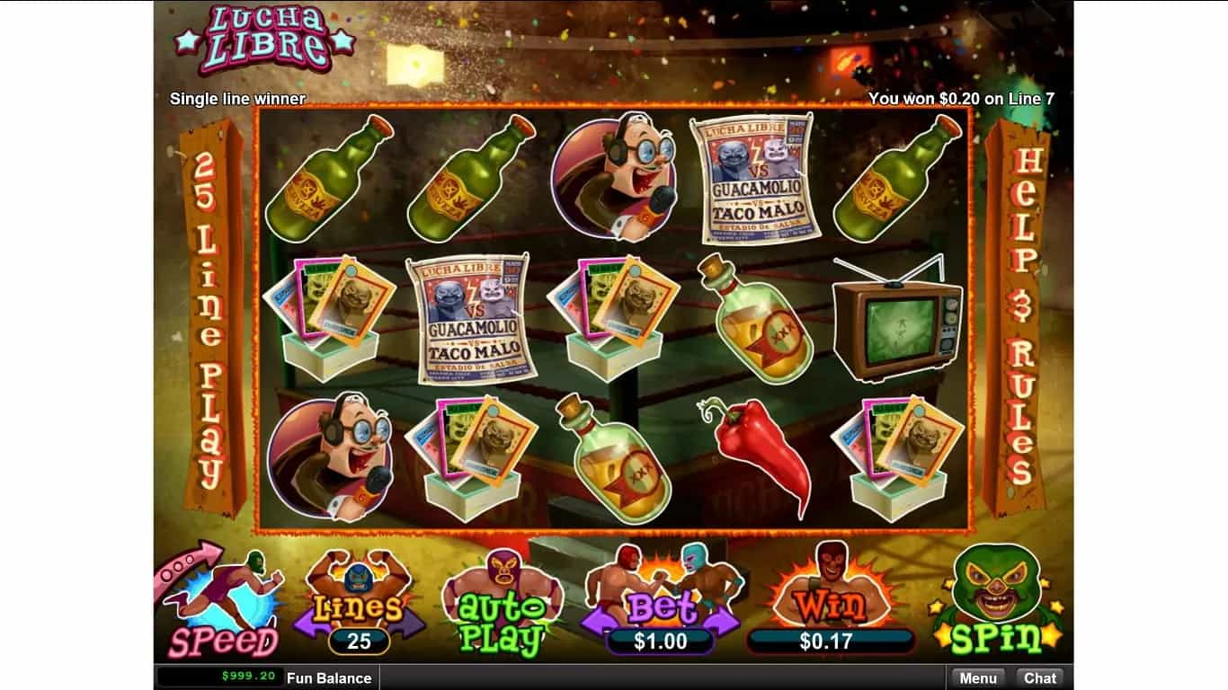 Lucha Libre Online Slot game play