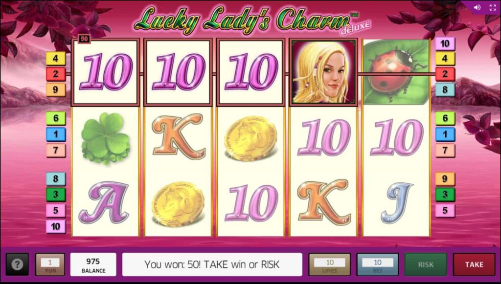 Lucky Lady Online Slot game play