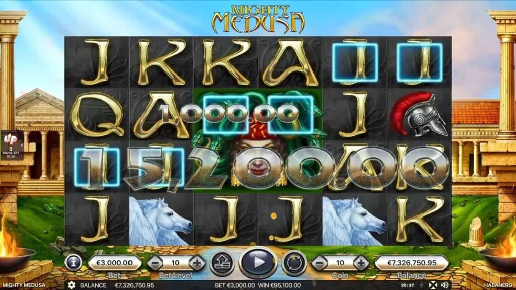 Medusa Online Slot game play