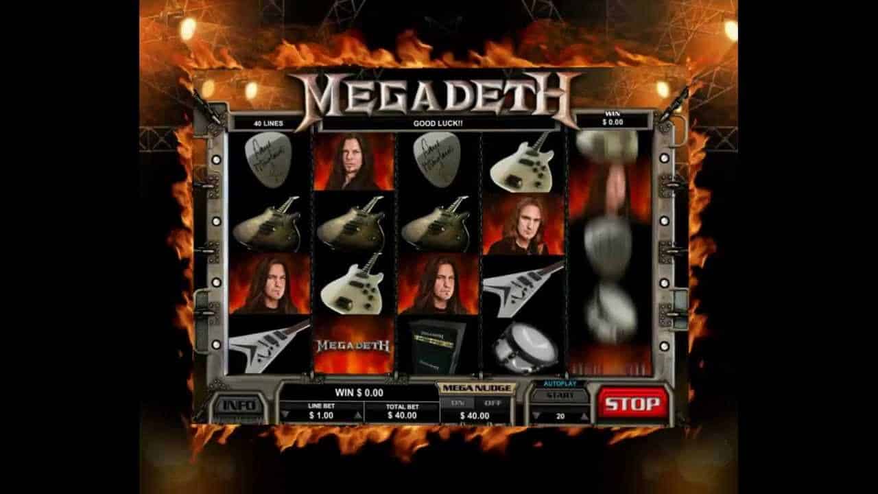 Megadeth Online Slot game play