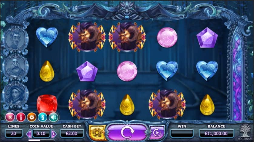 beauty and the beast slot game play