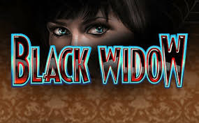 black widow slot machine logo